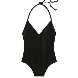 VS Pink Plunge One Piece Swimsuit