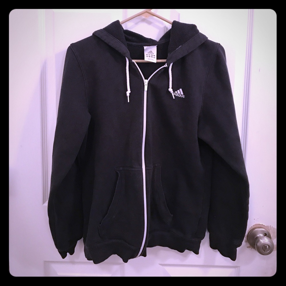 BRAND: Adidas SIZE: Medium COLOR: Black