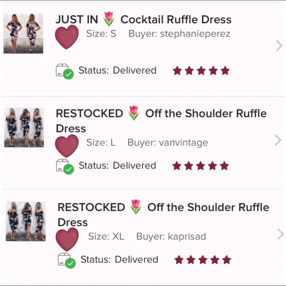 🌷 Cocktail Floral Dress - Picture 7 of 8