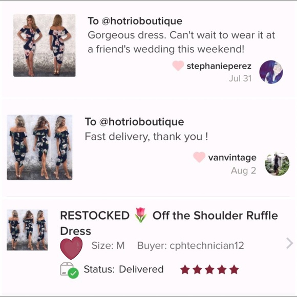 🌷 Cocktail Floral Dress - Picture 8 of 8