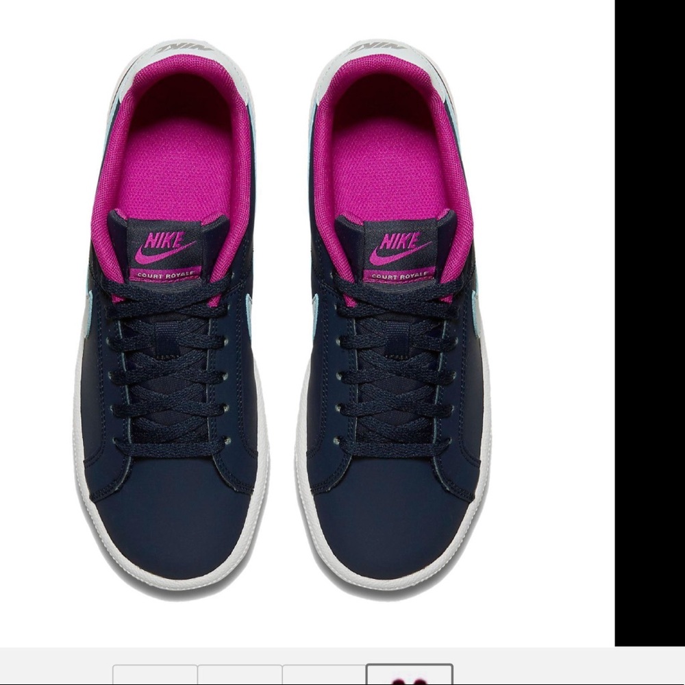 (SOLD )NIKE COURT ROYALE SHOES (Sz 6.5Y - Picture 2 of 8