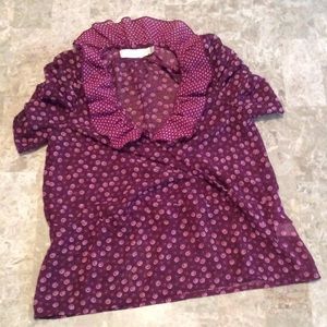 Beautiful purple/hot pink blouse 👚