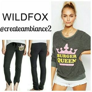 WILDFOX "Burger Queen" Sweatpants