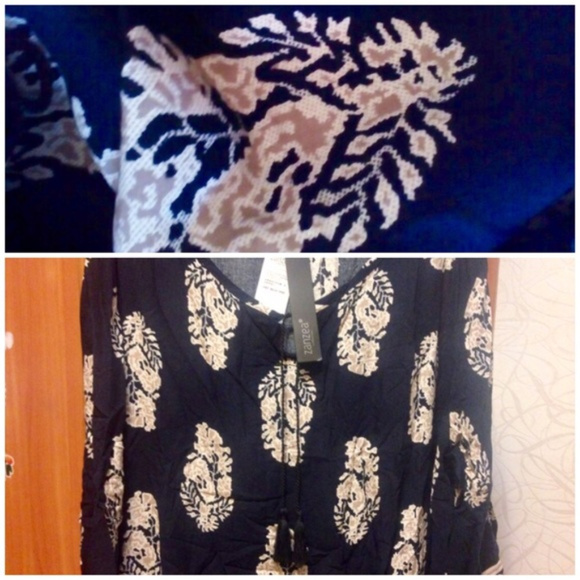 Elegant Retro 3/4 Sleeve Mini Tunic Loose Dress - Picture 4 of 8