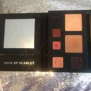 makeup face and eye palette - deck of scarlet