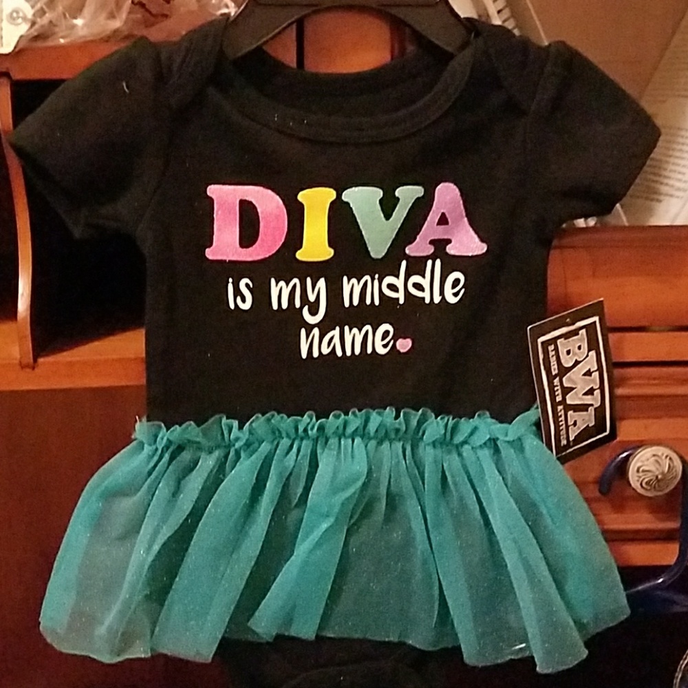Diva baby onesie.