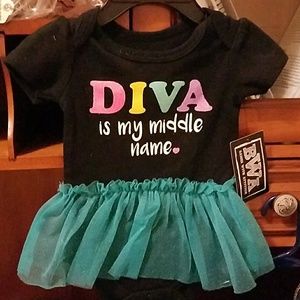 Diva baby onesie.