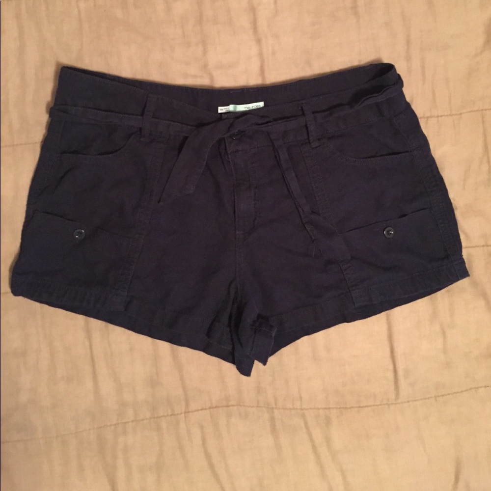 Maurices navy linen shirt size 15/16