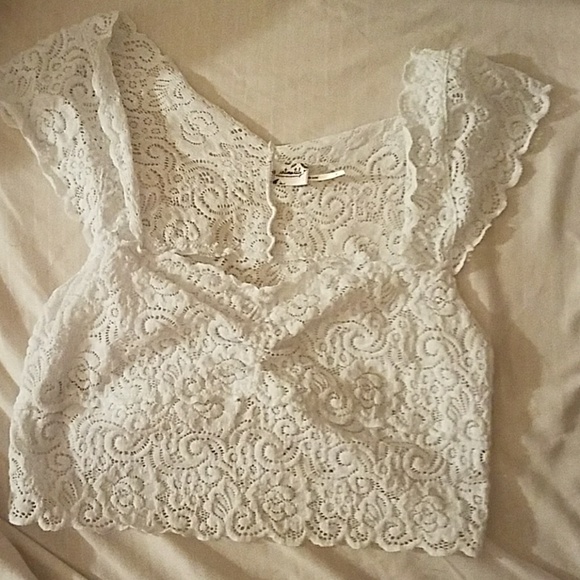 Free People Tops - Free People lace Crop Top.