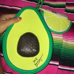 Betsy Johnson Avocado Wristlet