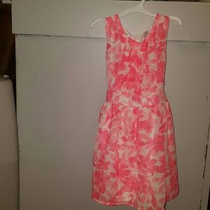 Pink Floral print dress