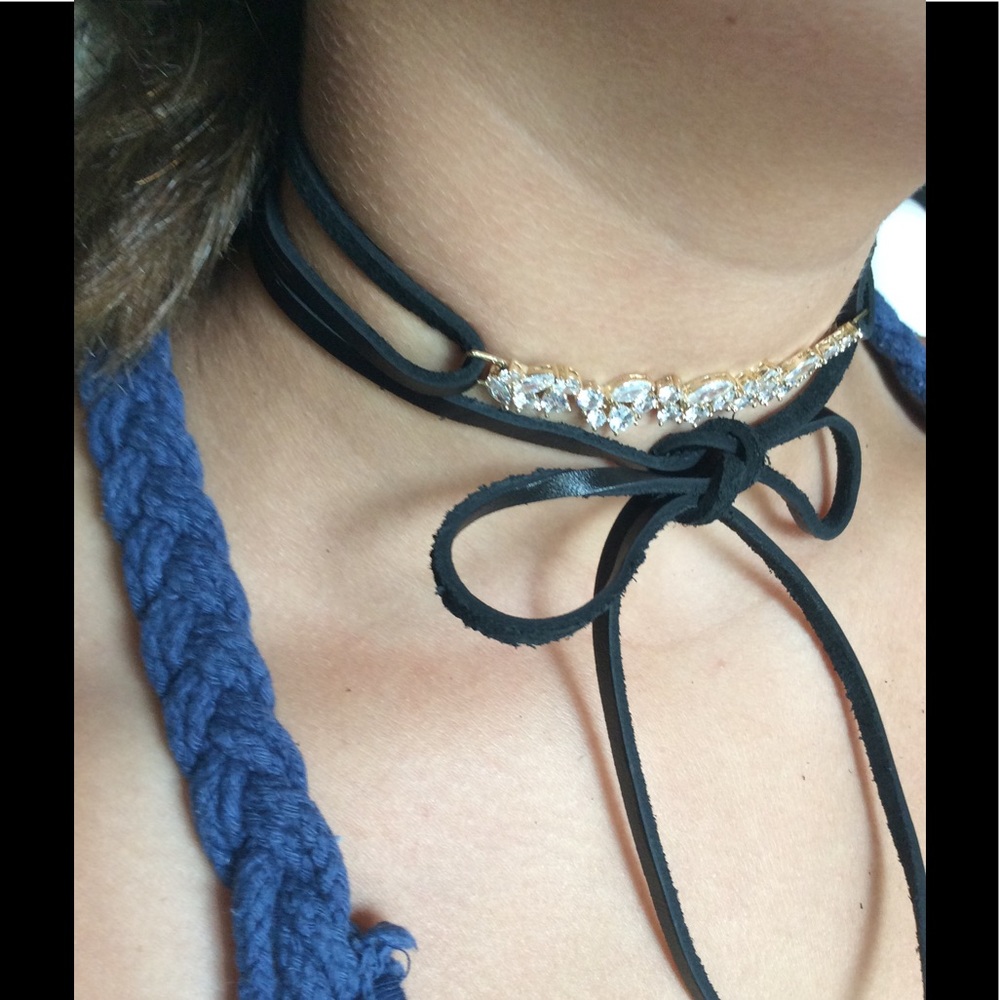 2 for $12 Francesca's leather choker❤️