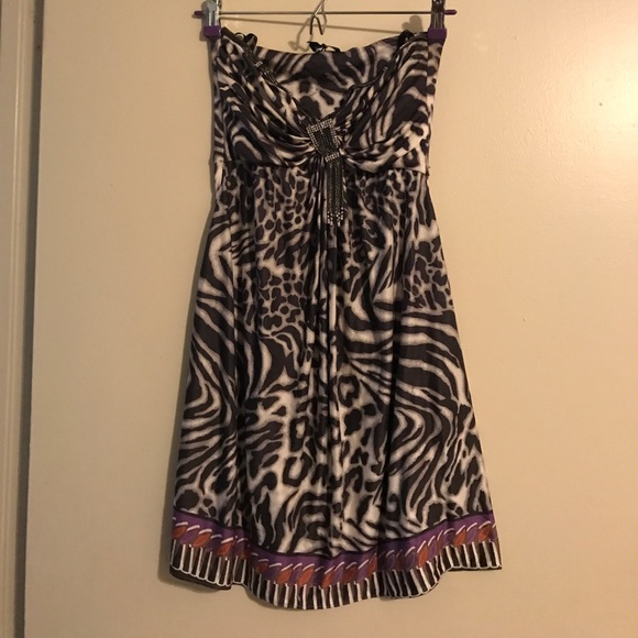 Sky Dresses & Skirts - SKY mini dress with embellished buckle detail