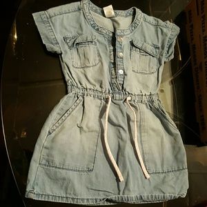 Carters Blue jean shirt dress