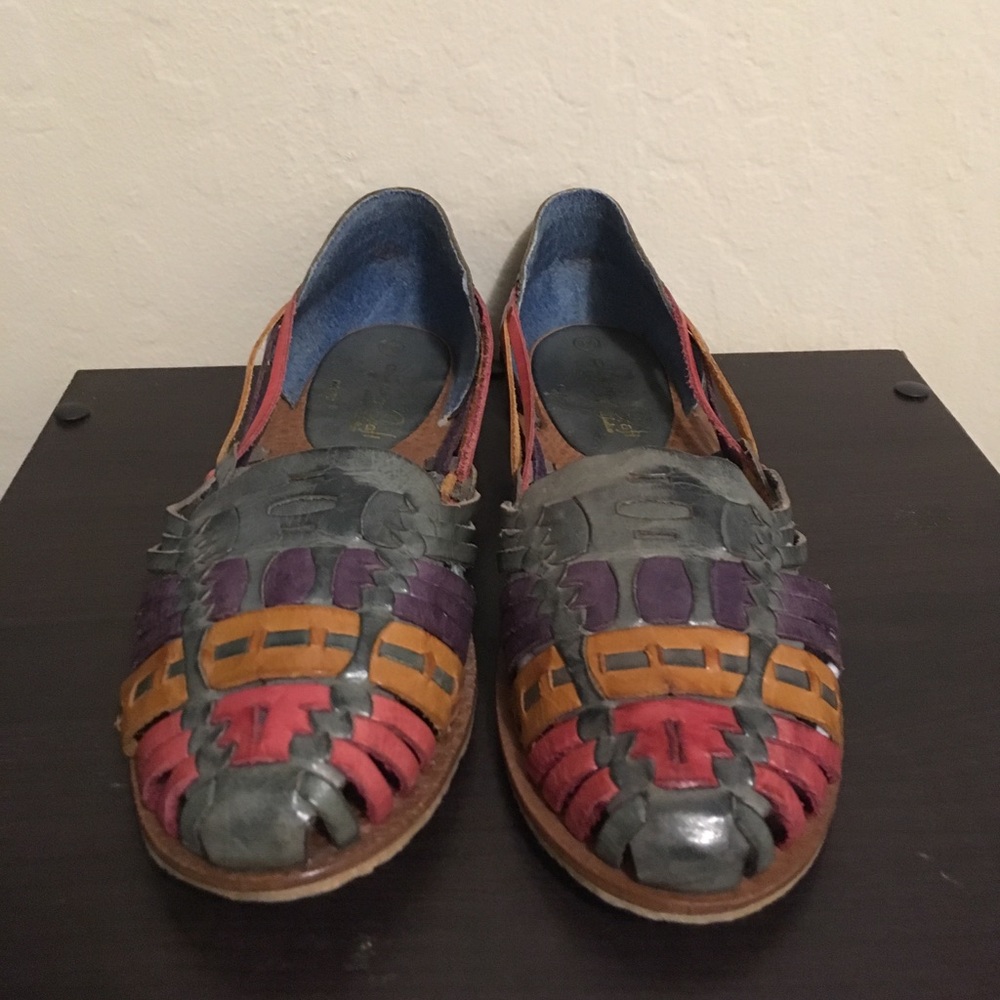 Leather Craft Sandals/Flats - Vintage