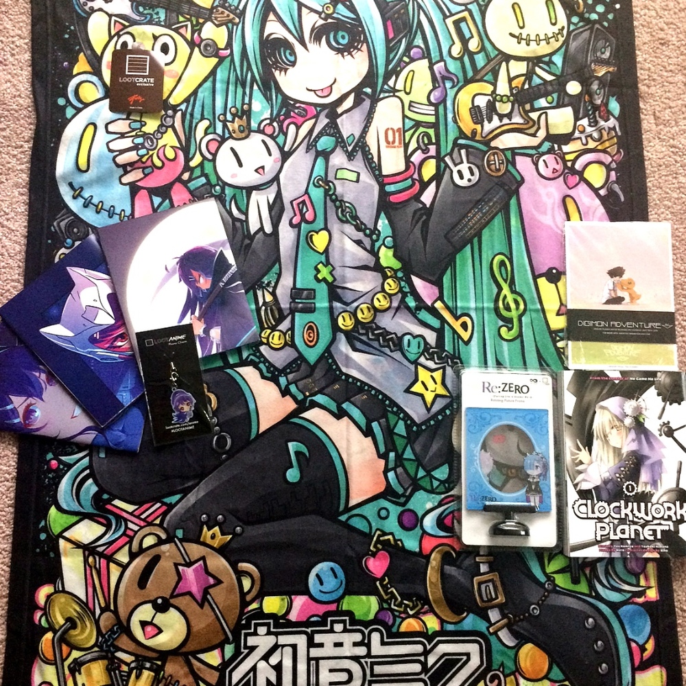 Reserved:  Loot Crate Anime Blanket only
