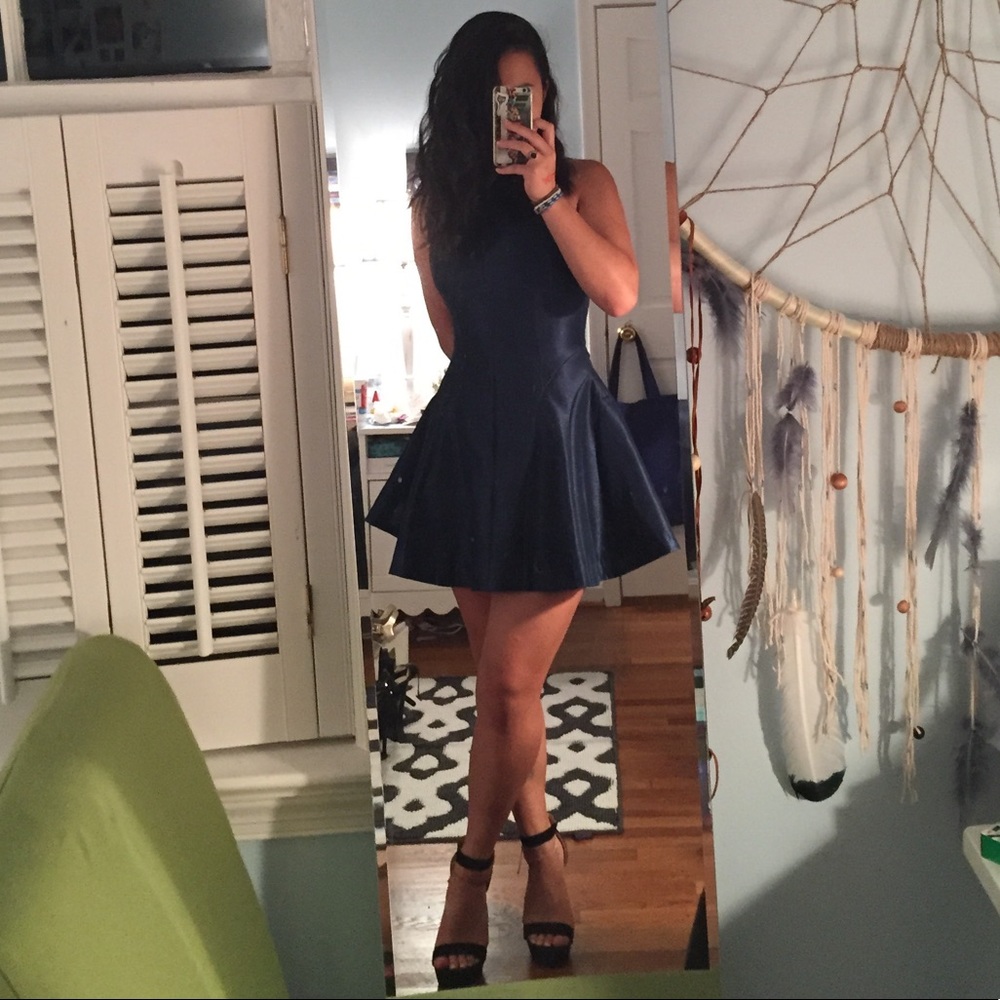 Keepsake Fallen Dress in Navy Blue - Picture 3 of 3