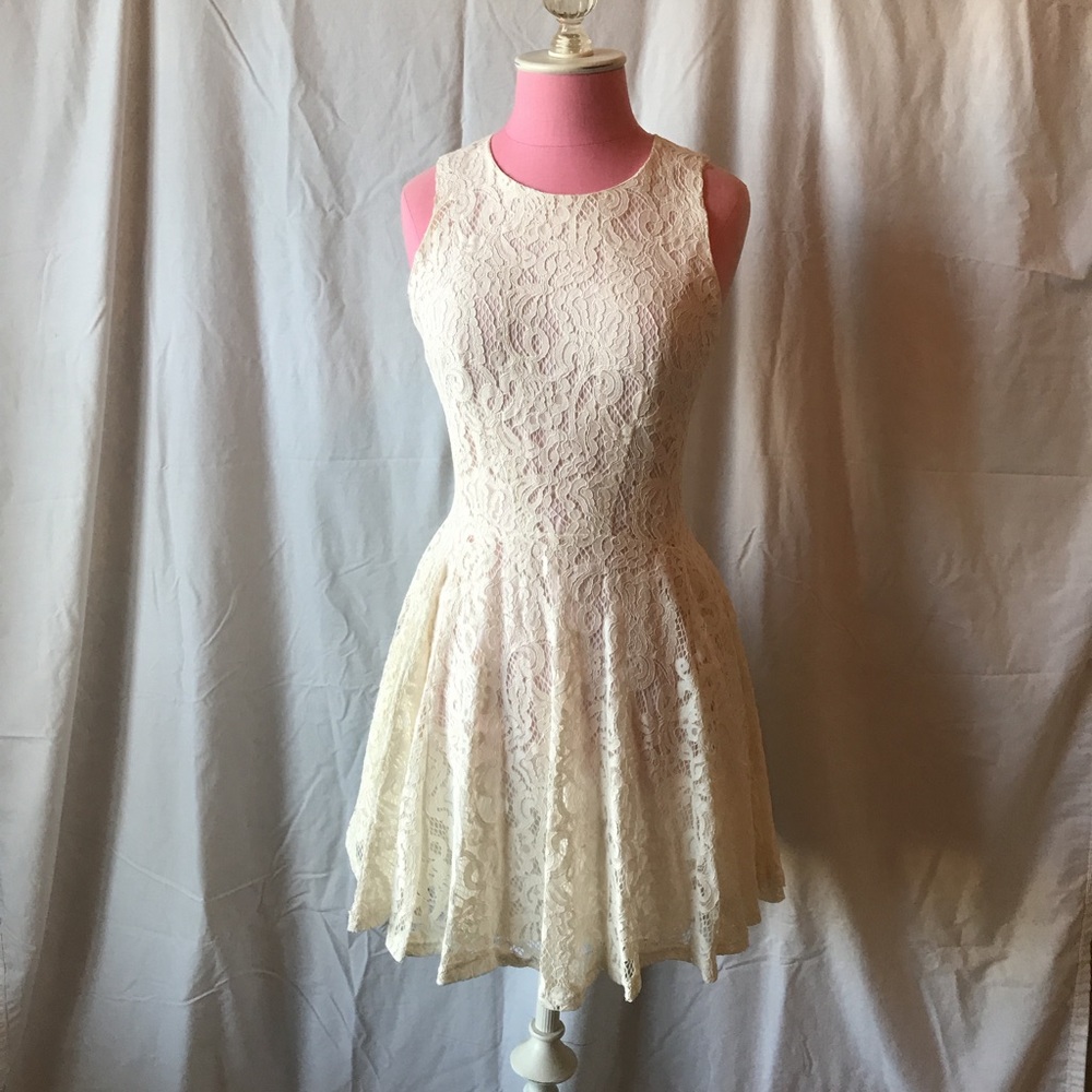 Off white lace dress