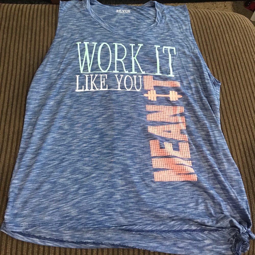 Work out tank top