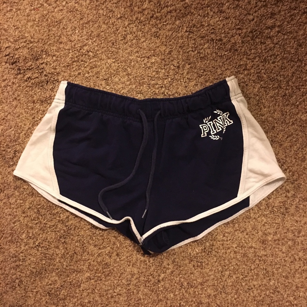 Victoria's Secret PINK Navy & White Shorts