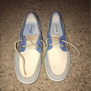 Blue and Tan Sperry's