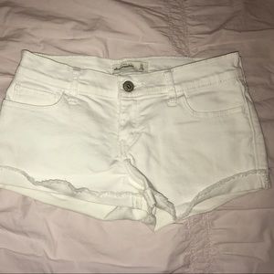 White Kids Jean Shorts