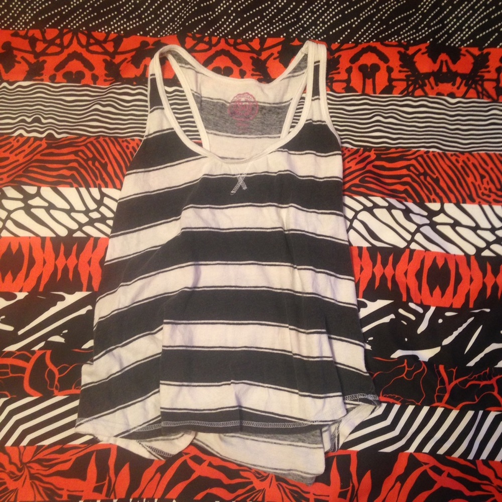 Black and White Skater Tank!