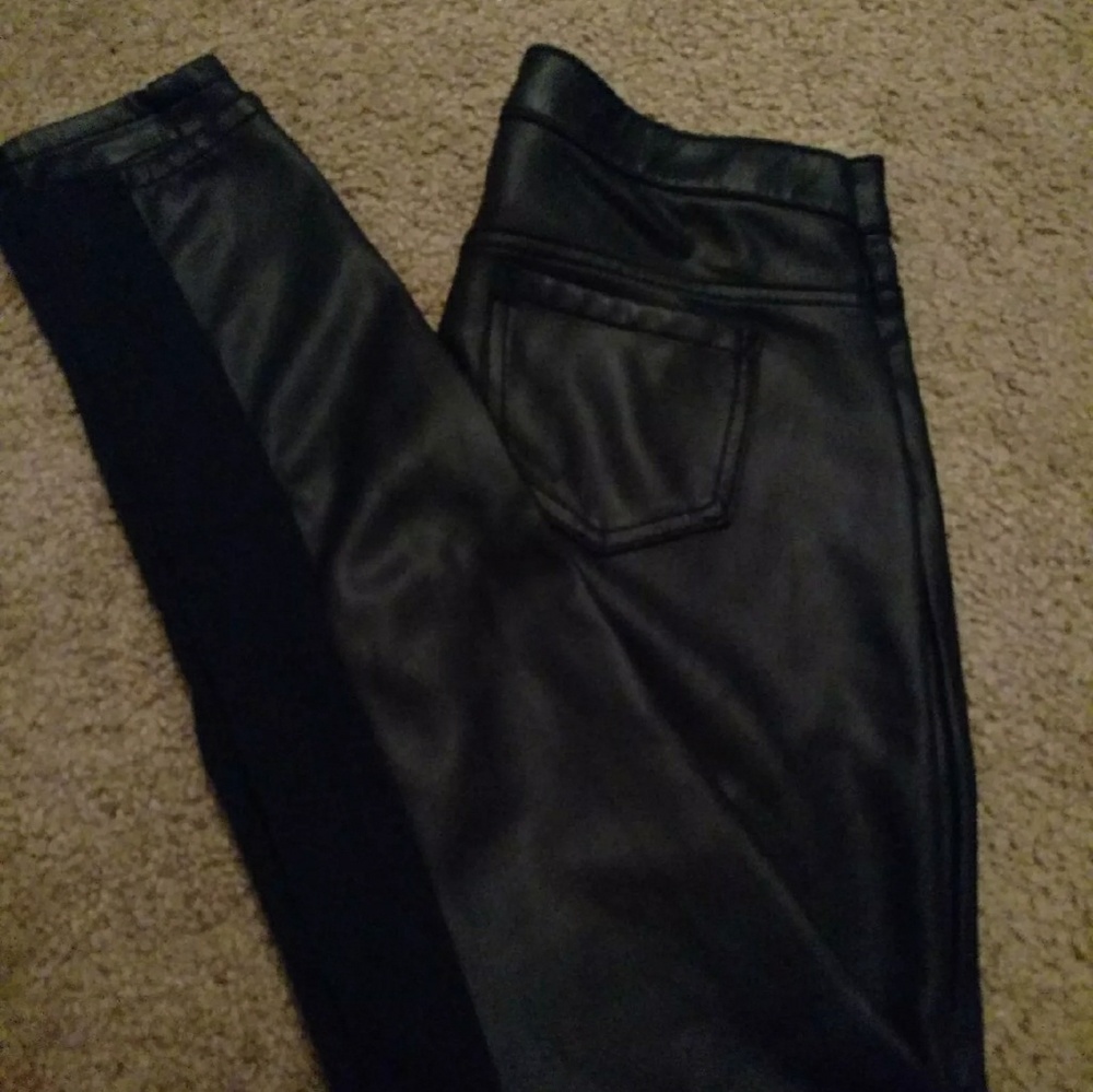 Black Leather Pants