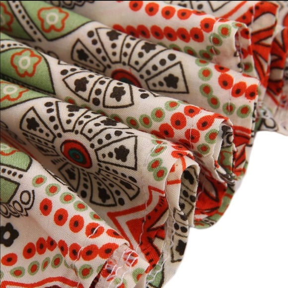 V-Neck Long Sleeve Loose Pom Pom Tunic Dress - Picture 7 of 8