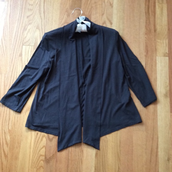 Gray ⭐️ J.Jill Wearever open front cardigan ⭐️ - Picture 4 of 4