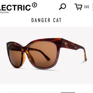 Electric danger cat sunglasses