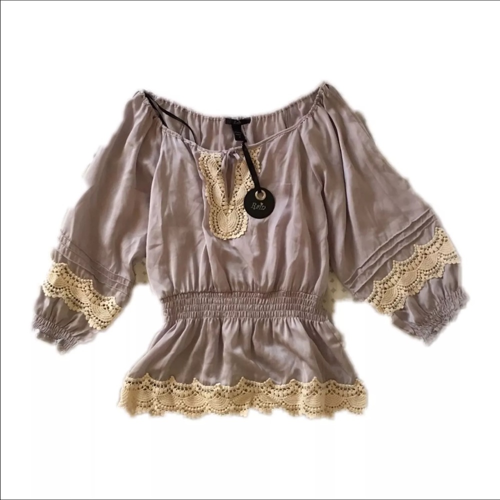 Gray Loose Blouse