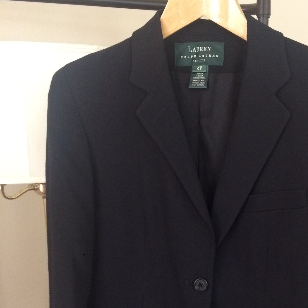 Black blazer.