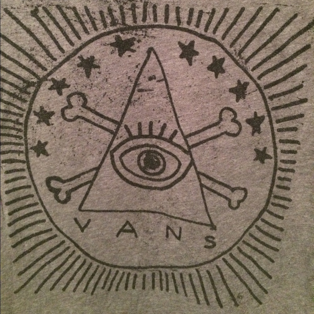 Vans Off The Wall 3/4 tee - Picture 4 of 5