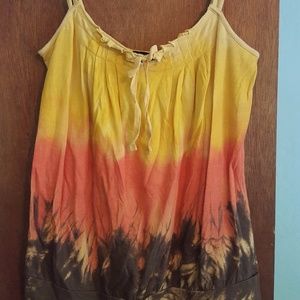 Loose Tye Dye Tank Top