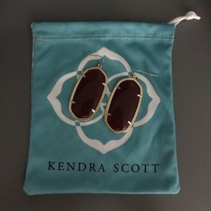 Kendra Scott Maroon Earrings