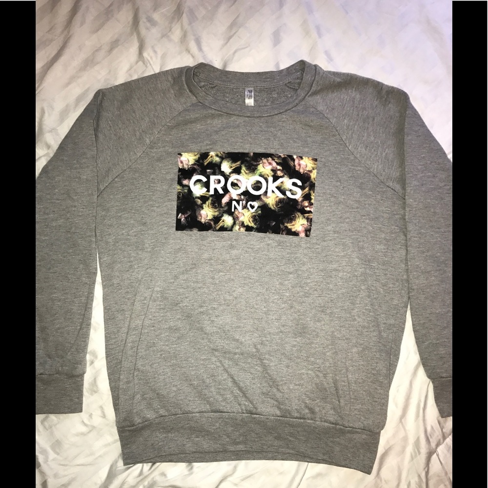 Crooks & Castles Gray Crew Neck