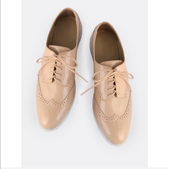 Patent Boyfriends Loafer Oxfords - Picture 2 of 5