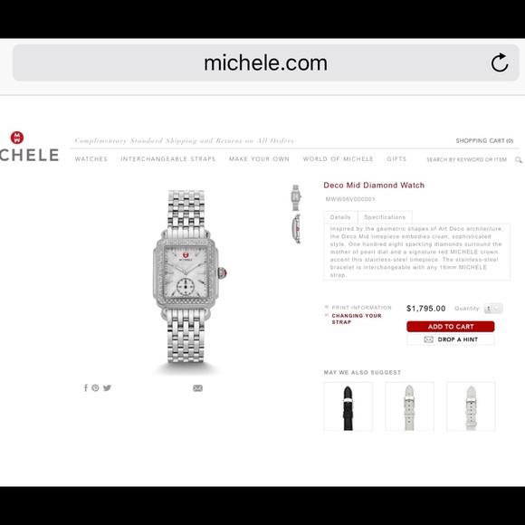 Michele Deco Watch - Picture 3 of 4