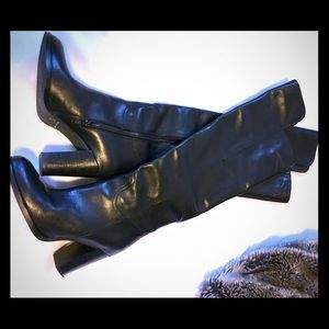 Real leather Barney's Italian Over the Knee Boots
