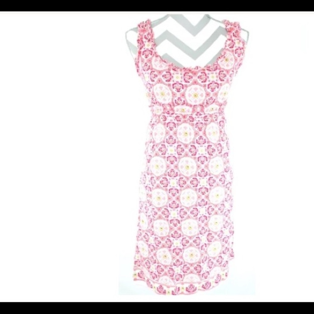 $128 Pink Medallion Max Studio summer sundress