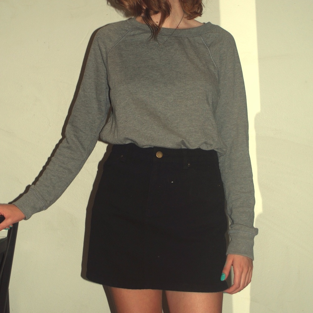 Gray Crew Neck