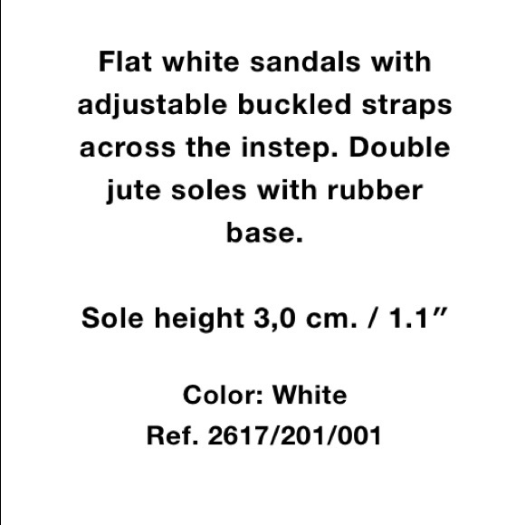 Zara white buckled leather slides - Picture 6 of 6