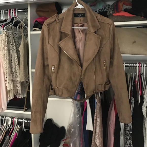 AKIRA tan suede jacket - Picture 4 of 4