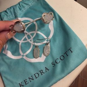 Kendra scott drusy earring and bracelet set!