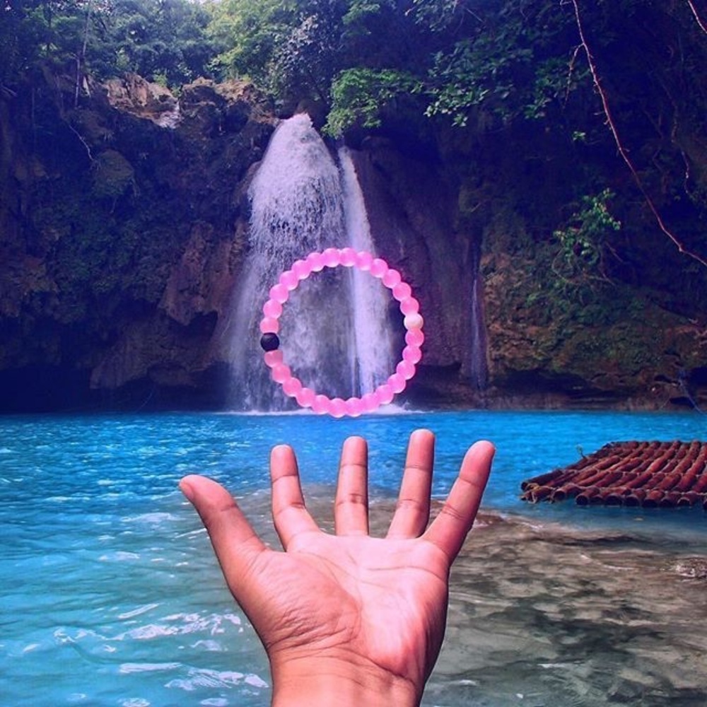 Pink Lokai bracelet
