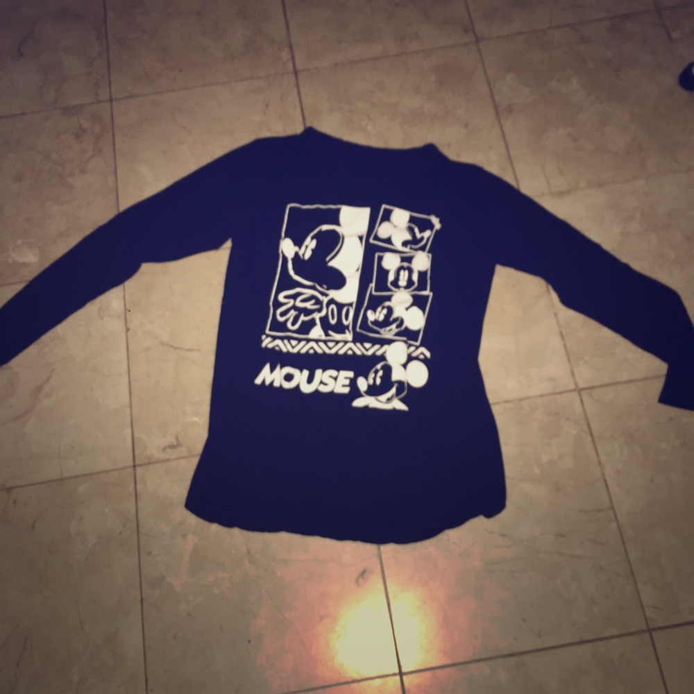 Long Sleeved Mickey Mouse tee