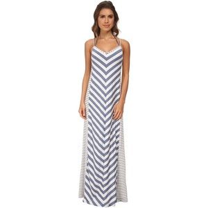 Tommy Bahama marine striped maxi dress