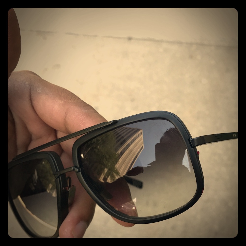 Dita Mach-One Sunglasses Color Matte Black-Antique