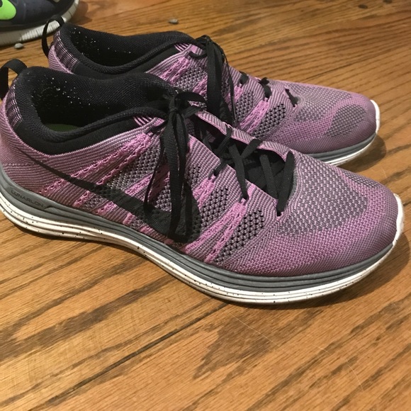 Nike Other - Purple Nike Flyknit Ones